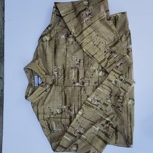 Columbia Men's Shirt River Lodge XL NWOT deer at attention